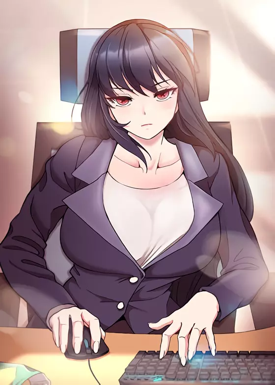 Playing a game with my Busty Manager